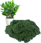 Fake Green Moss for Potted Plants Indoor, 5.3oz Artificial Moss for Crafts, Realistic Faux Moss Decor for DIY Fairy Garden, Terrariums, Table Centerpieces, Wedding & Home Decor