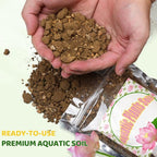 Doter Aquatic Soil for Plants - 11LBS, Clay Aquarium Soil Suitable for Small Ponds & Water Plants Like Lotus & Water Lily, Safe for Fish & Aquatic Life