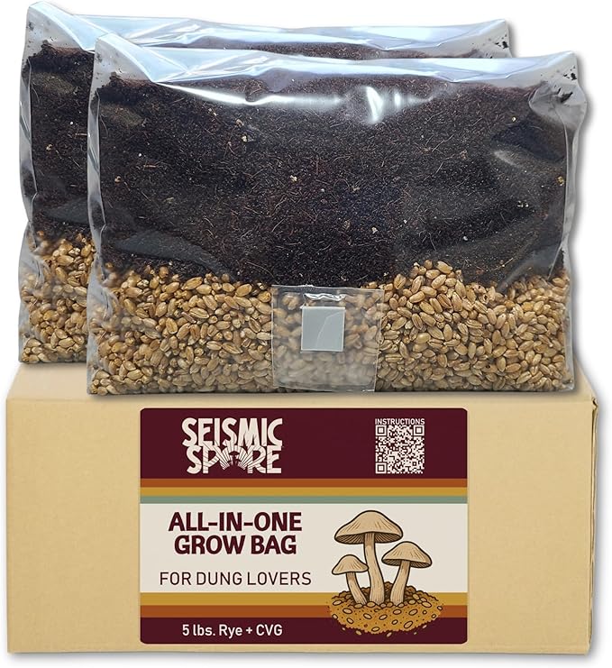 5 lb All-in-One Mushroom Grow Bag - 2 Pack