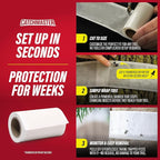 Catchmaster Tree Shield Lantern Fly & Ant Traps Insect Barrier, 12 Rolls 30ft Each, Outdoor Adhesive Crawling Insect Trap to Protect Trees, Fruit & Plants, Pest Control Lawn & Garden