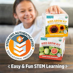 Back to The Roots Kids Science Grow Kit 2ct - Watermelon and Sunflower
