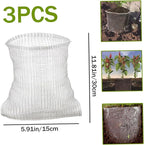 Plant Protectors, 3PCS Gopher Baskets, 12x5.9 Gopher Wire Basket, Stainless Steel Gassers, Reusable Plant Protectors for Plants, Berries, Vegetables, Tree Root Barrier