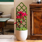 Ashland 31.5" Moss Diamond Plant Trellis, Spring Floral for Crafting and Home Decor