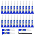1DFAUL Aquarium Glue Fish Safety, 25Pcs Coral Reef Glue for Plants Moss, Coral, Stone, Wood Aquascaping, Quick Drying (25)