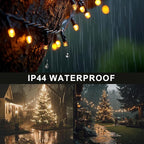 Dazzle Bright Christmas String Lights, 600 LED 196 FT Waterproof Green Wire String Lights with 8 Lighting Modes Timer, Christmas Decorations Outdoor for Party Yard Garden Xmas Tree Decor, Warm White