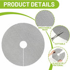 4 Pcs 15.7 Inch Plant Pot Protectors Grids, Cuttable Round Plant Cover Protector Indoor Plants from Animals, Pot Soil Guard for Garden Flower Potted Plants (15.7inch-4P)