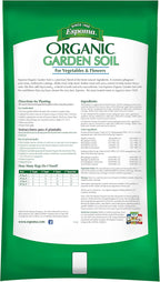 Espoma Organic Vegetable & Flower Garden Soil Natural and Organic in Ground Planting Mix. Use When Planting & Transplanting. for Organic Gardening. 1 Cubic Foot Bag - Two Pack