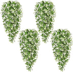 Waipfaru 8pcs Fake Hanging Plants, Artificial Hanging Flowers Faux Ivy Pothos Vines Greenery for Wall Home Bedroom Living Room Aesthetic Kitchen Office Aesthetic Kitchen Indoor Outdoor Decor
