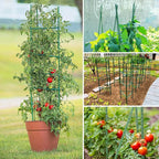 63Inch Tomato Cage for Garden Plant Support, 4Pack Adjustable Tall Tomato Cages Garden Stakes, Tomato Trellis for Pots, Tomato Cage Plant Trellis for Raised Garden Bed Climbing Plants Flowers