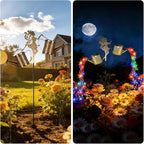 SRNPMIU Solar Watering_Can Light - Solar Yard Decorations Outdoor,Garden Decor Lights for Yard,IP65 Waterproof Hanging Lantern Lights,Outside Garden Flower Bed Decor Light for Moms Birthday 2PCS