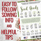 Seed Needs Tiny Tim Tomato Seeds for Planting Dwarf Cherry Tomatoes - Non-GMO Heirloom & Untreated Veggie Seed to Plant a Home Grown Outdoor Vegetable Garden (10 Packs)