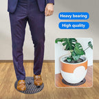 4PCS Plant Level Pot Elevator, Plant Stands, 12inch Plant Pot Saucer for Prevent Rot and Damage on Patio & Deck (30cm-4pcs, Black)