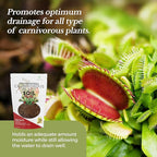 Professional Carnivorous Plant Soil Mix Large 2.2 Quarts Ready to Use, Premium Potting Soil for Venus Flytrap Sundew Pitcher Plant Butterwort, Peat Moss Coco Coir Perlite Blend Made in USA