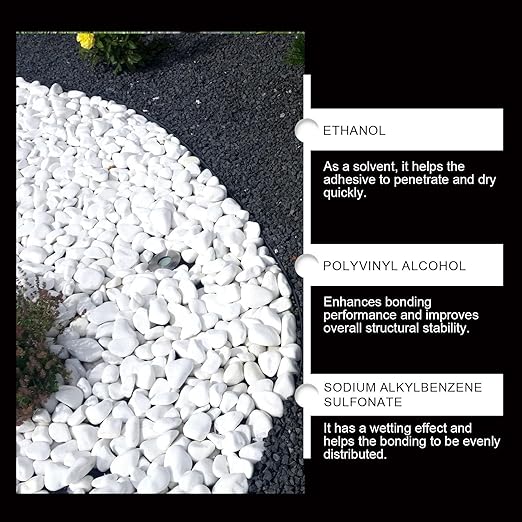 Spray-On Rock & Mulch Binder, Mulch & Rock Glue for Landscape, for Rocks, Gravel, Bark & Mulch - Weather-Resistant, Non-Toxic, Plant & Pet Safe Garden Binder (1pc)