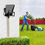 PeoMev Metal Garden Hose Holder - Heavy Duty Hose Hanger Wall Mounted Water Hose Holder for Outside Yard, Sturdy Hose Reel Hose Hooks for Water Hose, Extension Cords