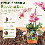 Orchid Bark Potting Mix 29 Quart, Mix Pine Bark,Perlite, Sphagnum Moss and Clay Pebbles for Plants, Orchid Garden Soil for Potting,Repotting