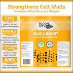 Bloom City Liquid Silica Boost Fertilizer and Supplement, 1/2 Pint (8 oz) Concentrated Makes 45 Gallons