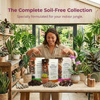Molly's Orchid Potting Mix - Premium Gritty Soilless Orchid Mix - Chunky High Drainage vs Standard Potting Soil for Indoor Plants - Contains Bark, Coco Chips, Akadama, Pumice, Lava Rock 3 Dry Quarts