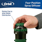 10-Pack Orbit 58573N H2O-6 Gear Drive Sprinkler - Versatile Gear Drive for Efficient Lawn Watering