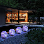 MLKNK Solar Globe Lights Outdoor Waterproof-Solar Balls-Solar Garden Lights-Orbs for Outside 6 Pack Cracked Glass Ball for Lawn Patio Yard Backyard Decorations