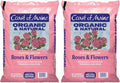 Coast of Maine Organic & Natural Planting Soil for Roses & Flowers - Premium Garden Soil w/Composted Manure, Sphagnum Peat Moss for Multi Use In Ground & Containers - Enhanced Drainage (20 Qt)
