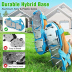 Lawn Aerator Shoes for Grass - Pre-Assembled Grass Aerator Shoes for Lawn - Soil Yard Aerator Tool for Aerating Patio Garden