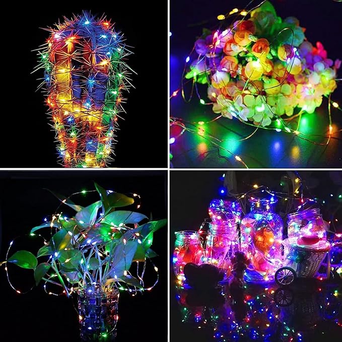 Warm White ⇋ Multicolor 66Ft 200LED Christmas Fairy Lights Plug in with Remote, Waterproof String Lights Outdoor Indoor 8 Modes with Timer, Twinkle Lights for Girl's Room Garden Christmas Decorations