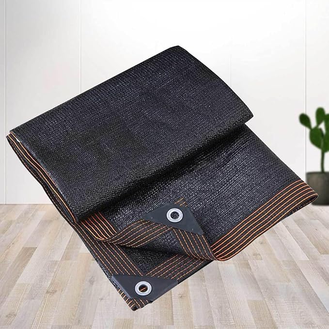 Garden Sun Shade Canopy Gazebo Shade Tarp Shade Net Multifunctional Shade Sail, Durable Outdoor Shade Net Tarp for Garden, Greenhouse, Patios, Privacy Netting,black-5x8m
