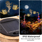 SRNPMIU Solar Watering_Can Light - Solar Yard Decorations Outdoor,Garden Decor Lights for Yard,IP65 Waterproof Hanging Lantern Lights,Outside Garden Flower Bed Decor Light for Moms Birthday 2PCS