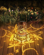 Dragonfly Gifts for Women Solar Lantern Dragonfly Decor Birthday Gifts for Women Mom Grandma Sister Friend Mothers Day Gifts Garden Decor Metal Solar Lights Outside Decor for Backyard Patio Deck Porch
