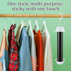 Qualirey Fly Traps for Indoor Outdoor Hanging Fruit Fly Stick Trap Sticky Mosquito for Home Insect 10 x 2.5 Inches(Black,8 Pcs)