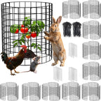 30Pcs Plant Protectors from Animals, 12x12 inch Metal Wire Mesh Plants Cages for Garden, Protection Vegetables Flowers Shrubs, Keep Rabbits, Chickens, Ducks and Other Animals Out