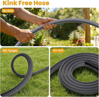 Garden Hose 75 FT, Non-Expanding Water Hose, Ultra-Light & Flexible, Burst-Resistant, Kink-Free, High-Pressure Garden Hose All-Weather Use for Lawns, Gardens, and Outdoor Cleaning