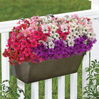 Colorful 20 Bundles Artificial Flowers for Outdoors,MixColors Fake Silk Flowers with Plastic Plants for Outside,Faux mums Realistic Flowers for Window Box Yard Fuchsia Balcoy Dector (Mixed Color)