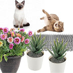 Agatige 12PCS Cat Deterrent Mat, 6 X 8 in PP Scat Mat Cat Spikes Blocker for Keeping Away Pet Dogs Protecting Plants