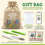 Medicinal Herb Seeds Variety Pack – 39 Heirloom Non-GMO Apothecary Seed Kit, Herbal Medicine & Tea Garden, Made in USA