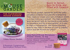 Unique Gardener Mini Office Flower Glass Terrarium Starter Kit with Complete Supplies - The Flowering Mouse Tiny Garden - Easy to Maintain IndoorPlants - Perfect for The Office Or Home Tabletop