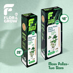 2 Pack 28" Sturdy Easy to Use Moss Pole Monstera Plant Support Stakes - Plant Stakes for Indoor Plants, Moss Poles for Climbing Plants, Tutores para Plantas Trepadoras Monstera Support Sticks