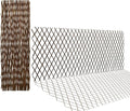Expandable Willow Trellis for Climbing Plants Outdoors,Nature Garden Fence Lattice Panels for Outside Plant Support for Vine, Ivy, Rose, Cucumbers, Clematis 36x92 Inch(4PC)