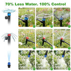 250FT Drip Irrigation System Kit New Quick-Connect, Automatic Garden Watering Misting System for Greenhouse, Yard, Lawn, Plant with 5/16 inch Hose 1/4 inch Distribution Tubing and Accessories