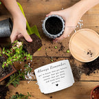 Inspirational Gifts for Women, Cute Succulent Plant Pot, Cactus Flower Planter for Plant Lover, Gardening Motivational Encouragement Cheer Up Gift for Women Men Friend (Plants Not Included)