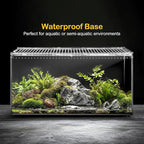 Reptile PC Terrarium,Tarantula Enclosure,Spider Tank Starter Kit,Leopard Gecko Container,Hermit Crab Habitat,Lizard Enclosure,Insect Housing,Jumping Spider Cage,Small Bearded Dragon Vivarium L