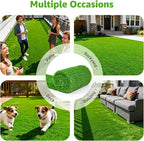 Artificial Turf Grass Outdoor: Grass Pad for Dogs Indoor Potty Training, Replacement Turf Rug for Patio Balcony Apartment Landscape Decoration, Easy to Clean with Drainage Holes(3.21x6.50ft)