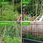 Tcamp Heavy-Duty Polyester Plant Trellis Netting 5 x 30ft (1 Pack) (5 Ft X 30 Ft)