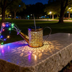 SRNPMIU Solar Watering_Can Light - Solar Yard Decorations Outdoor,Garden Decor Lights for Yard,IP65 Waterproof Hanging Lantern Lights,Outside Garden Flower Bed Decor Light for Moms Birthday 2PCS