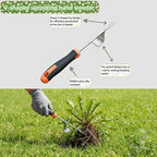 Weed Puller Tool, portable garden tool, Four-Tined Weeding Tool, Uprooting Weeding Tools, Crevice Weeder, Backyard Farming Weeding ，Weeding Equipment for Outdoor Camping ，Weed Removal Tool (style2)