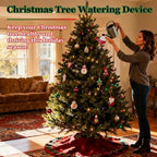 2 Sets Christmas Tree Watering Funnel, Reusable Christmas Tree Watering System with 5 Feet Hose and Funnel Convenient Xmas Tree Watering Device Plant Watering Tool for Indoor Outdoor Plants