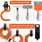 28 Pack Garage Hooks Heavy Duty - Garage Storage and Organization Ladder Hooks with Non Slip PVC Coating for Hanging Bike，Ladder，Garden Tools，Hose