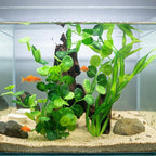 Aquarium Artificial Plants 2 Pack – Tall Realistic Fish Tank Plants Decor with Stable Base, Safe Soft Leaves for Betta, Guppy, Shrimp & Tropical Fish, Natural Aquascape Decoration for Aquarium