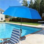 Beach Chair Umbrella with 360° Adjustable Clamp, 45in UPF 50+ Portable Folding Sun Shade for Outdoor Camping Wheelchair,Travel, Stroller, Patio, Golf Carts Plant Shade(Chair Not Included)